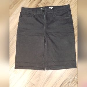 Size 10 Black Seven Jean Shorts
